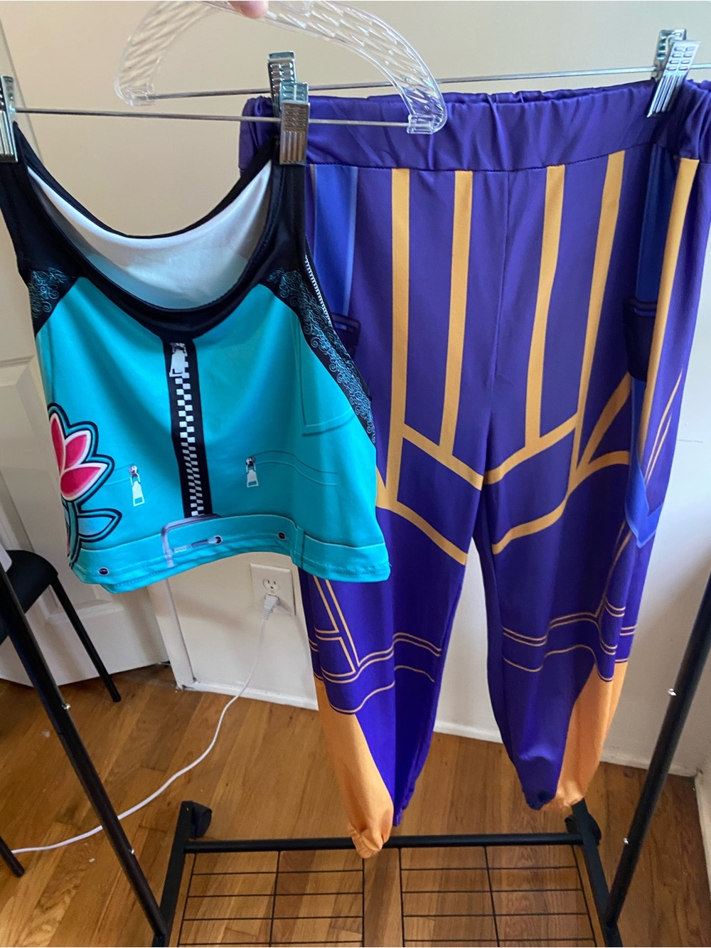 KPop Demon Hunters Zoey Costume Girls Cosplay Set